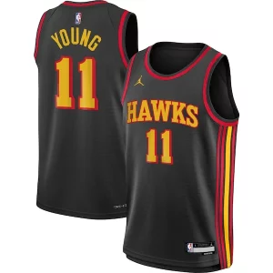 Splendido Delizioso Versatile Trae Young Atlanta Hawks Jordan Brand Youth Swingman Jersey Statement Edition Black
