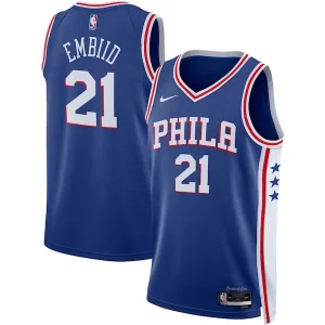 Meraviglioso Stupendo Joel Embiid Philadelphia 76ers Nike Unisex Swingman Jersey Icon Edition Royal/White