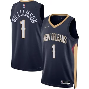 Fantastico Zion Williamson New Orleans Pelicans Nike 2021/22 Diamond Swingman Jersey Icon Edition Navy