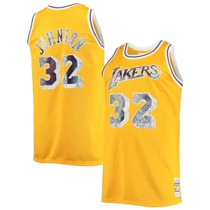 Meraviglioso Delizioso Robusto Magic Johnson Los Angeles Lakers Big & Tall 1984/85 NBA 75th Anniversary Diamond Swingman Jersey Gold
