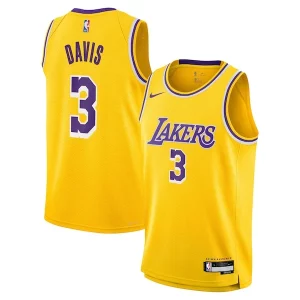 Stupendo Fantastico Moderno Anthony Davis Los Angeles Lakers Nike Youth Swingman Jersey Icon Edition Gold