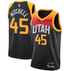 Gorgeous Lussuoso Donovan Mitchell Utah Jazz Nike 2021/22 Swingman Player Jersey Black City Edition
