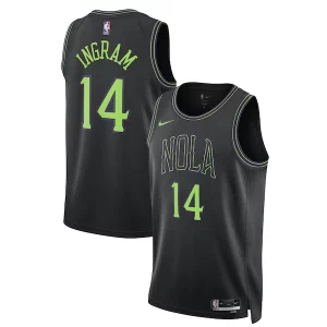 Meraviglioso Bellissimo Prestigioso Brandon Ingram New Orleans Pelicans Nike Unisex 2023/24 Swingman Jersey Black City Edition