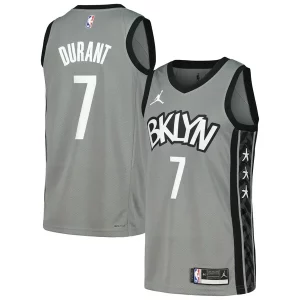 Stupendo Bellissimo Kevin Durant Brooklyn Nets Nike Swingman Player Jersey Statement Edition Gray/Blue