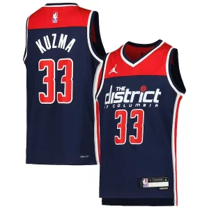 Carino Gorgeous Kyle Kuzma Washington Wizards Jordan Brand Youth Swingman Jersey Statement Edition Navy