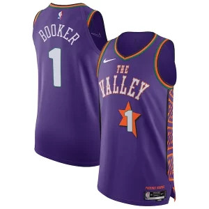 Elegante Meraviglioso Devin Booker Phoenix Suns Nike 2024/25 Authentic Player Jersey City Edition Purple