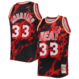 Delizioso Pratico Stupendo Alonzo Mourning Miami Heat 1996/97 Hardwood Classics Marble Swingman Jersey Black