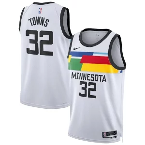 Gorgeous Robusto Fantastico Karl Anthony Towns Minnesota Timberwolves Nike Unisex 2022/23 Swingman Jersey City Edition White