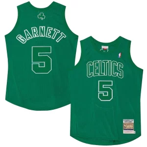 Stupendo Kevin Garnett Boston Celtics 2012 Authentic Player Jersey Kelly Green