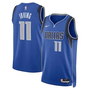 Resistente Robusto Comodo Kyrie Irving Dallas Mavericks Nike Unisex Swingman Replica Jersey Icon Edition Blue
