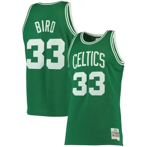 Meraviglioso Pratico Larry Bird Boston Celtics 1985/86 Big & Tall Hardwood Classics Swingman Jersey Kelly Green