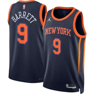 Cool Attraente RJ Barrett New York Knicks Jordan Brand Unisex Swingman Jersey Statement Edition Navy