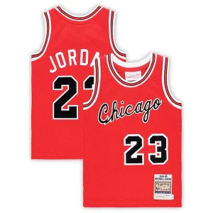 Versatile Michael Jordan Chicago Bulls Preschool Hardwood Classics 1984/85 Authentic Swingman Jersey Red