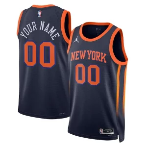 Fascinante Moderno New York Knicks Jordan Brand Unisex 2022/23 Swingman Custom Jersey Statement Edition Navy