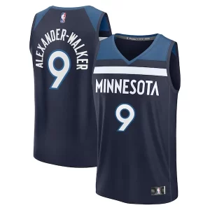 Duraturo Nickeil Alexander Walker Minnesota Timberwolves Fast Break Replica Player Jersey Icon Edition Navy