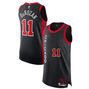 Elegante Nike DeMar DeRozan Chicago Bulls Authentic Jersey City Edition Black