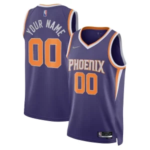 Raffinato Ottimo Elegante Phoenix Suns Nike 2021/22 Diamond Swingman Custom Jersey Icon Edition Purple