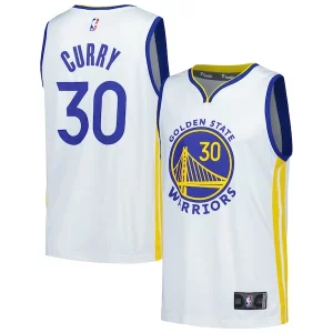 Splendido Stephen Curry Golden State Warriors Fast Break Replica Player Jersey Association Edition White
