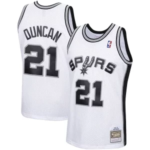 Elegante Stupendo Raffinato Tim Duncan San Antonio Spurs 1998/99 Hardwood Classics Swingman Jersey White