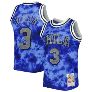 Pratico Allen Iverson Philadelphia 76ers 1996/97 Galaxy Swingman Jersey Royal