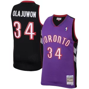 Comodo Hakeem Olajuwon Toronto Raptors 2001/02 Hardwood Classics Swingman Jersey Purple