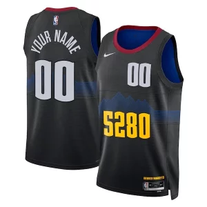 Fantastico Denver Nuggets Nike Unisex 2023/24 Custom Swingman Jersey Black City Edition