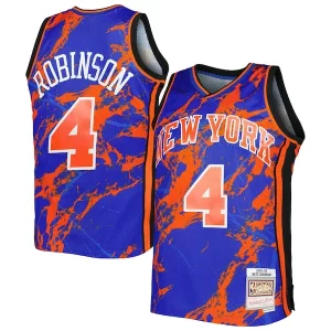 Meraviglioso Incantevole Nate Robinson New York Knicks 2005/06 Hardwood Classics Marble Swingman Jersey Blue