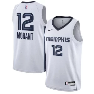 Resistente Bellissimo Ja Morant Memphis Grizzlies Nike Youth Swingman Jersey Association Edition White