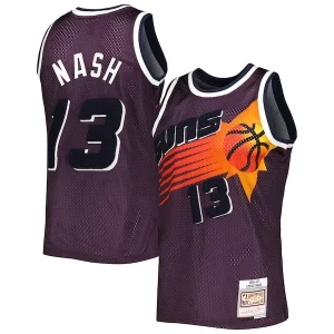 Moderno Ottimo Steve Nash Phoenix Suns 1996/97 Hardwood Classics Off Court Swingman Jersey Purple