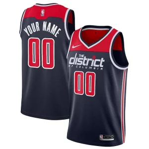 Prestigioso Accattivante Lussuoso Washington Wizards Nike 2019/20 Custom Swingman Jersey Navy Statement Edition