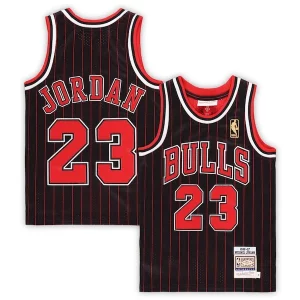 Duraturo Raffinato Michael Jordan Chicago Bulls Preschool 1996/97 Hardwood Classics Authentic Jersey Black/Red/White
