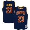 Lussuoso Stupendo Meraviglioso LeBron James Cleveland Cavaliers Youth 2008/09 Hardwood Classics Swingman Jersey Navy