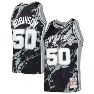 Carino Trendy David Robinson San Antonio Spurs 1998/99 Hardwood Classics Marble Swingman Jersey Black