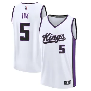 Carino Raffinato Delizioso De'Aaron Fox Sacramento Kings Fast Break Replica Player Jersey Association Edition White