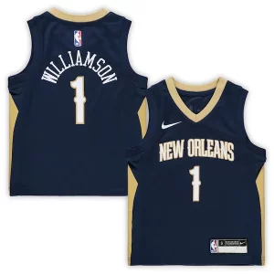 Attraente Meraviglioso Incantevole Zion Williamson New Orleans Pelicans Nike Preschool Replica Jersey Icon Edition Navy