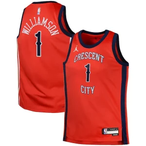 Magnifico Carino Sofisticato Zion Williamson New Orleans Pelicans Jordan Brand Swingman Jersey Statement Red