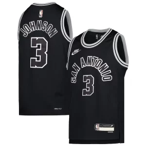 Cool Raffinato Keldon Johnson San Antonio Spurs Nike Youth 2022/23 Swingman Jersey Classic Edition Black