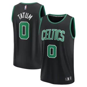 Bellissimo Cool Jayson Tatum Boston Celtics Fast Break Replica Player Jersey Statement Edition Black