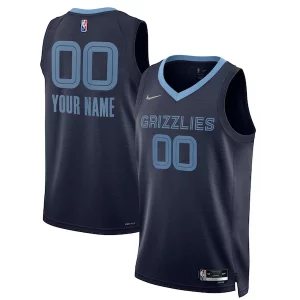Splendido Comodo Cool Memphis Grizzlies Nike 2021/22 Diamond Swingman Custom Jersey Icon Edition Navy