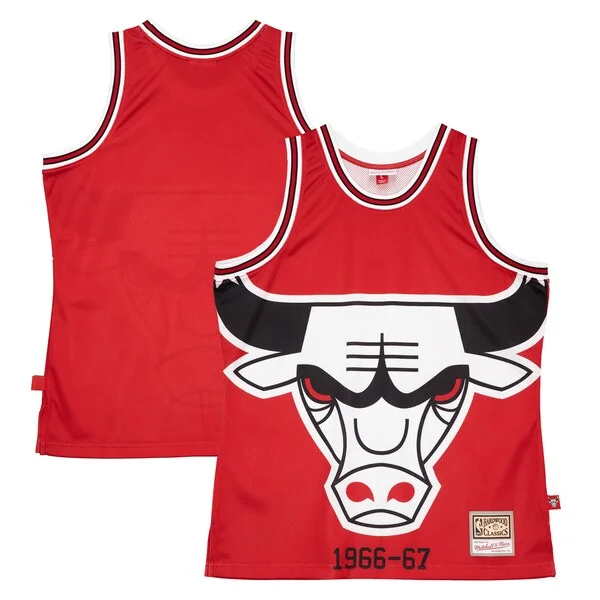 Fascinante Chicago Bulls Hardwood Classics Blown Out Fashion Jersey Red