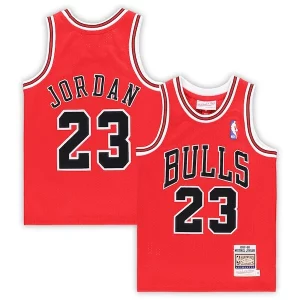 Gorgeous Lussuoso Meraviglioso Michael Jordan Chicago Bulls Preschool 1997/98 Hardwood Classics Authentic Jersey Red/Black/White