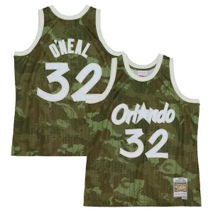 Magnifico Accattivante Shaquille O'Neal Orlando Magic Hardwood Classics 1994/95 Ghost Green Swingman Jersey Camo