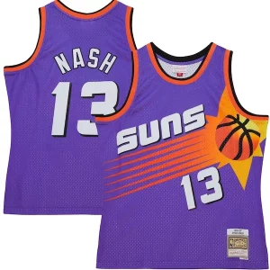 Magnifico Ottimo Prestigioso Steve Nash Phoenix Suns Hardwood Classics 1996/97 Tropical Swingman Jersey Purple