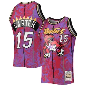 Attraente Vince Carter Toronto Raptors Hardwood Classics 1998/99 Lunar New Year Swingman Jersey Purple