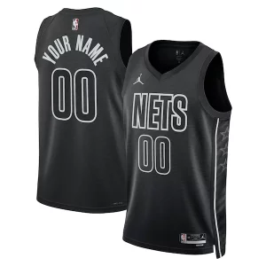 Stupendo Brooklyn Nets Jordan Brand Unisex 2022/23 Swingman Custom Jersey Statement Edition Black