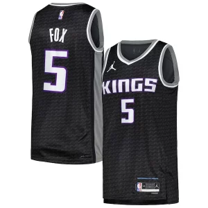 Robusto Classico Stupendo De'Aaron Fox Sacramento Kings Jordan Brand Swingman Player Jersey Statement Edition Black