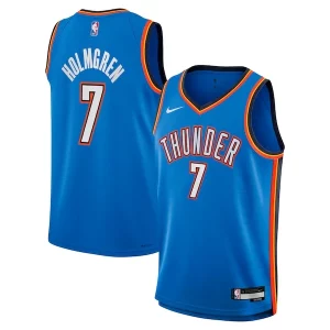 Lussuoso Cool Sofisticato Chet Holmgren Oklahoma City Thunder Nike Youth Swingman Jersey Icon Edition Blue