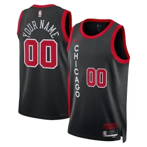 Elegante Stupendo Chicago Bulls Nike Unisex 2023/24 Custom Swingman Jersey Black City Edition