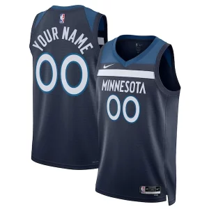 Raffinato Comodo Minnesota Timberwolves Nike Unisex Swingman Custom Jersey Navy Icon Edition