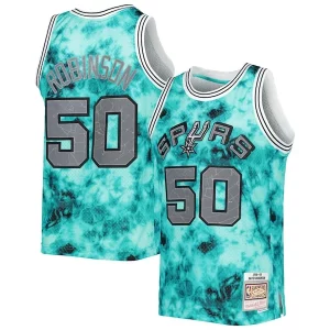 Resistente David Robinson San Antonio Spurs 1998/99 Galaxy Swingman Jersey Teal